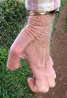 Clawed Hand mudra