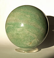 Aventurine sphere — my initial Clarity-Sphere prototype