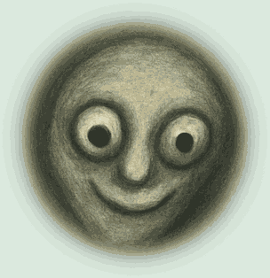 The archetypal terror hell face
