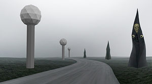 'Road to hell' — actually a road in hell!