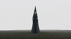 Hell apparition — Terrorizing 'spike' with 'those eys'