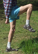 One-Legged Balancer — knee raised to limit
