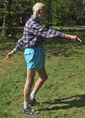 Self-Power Walking — on the spot